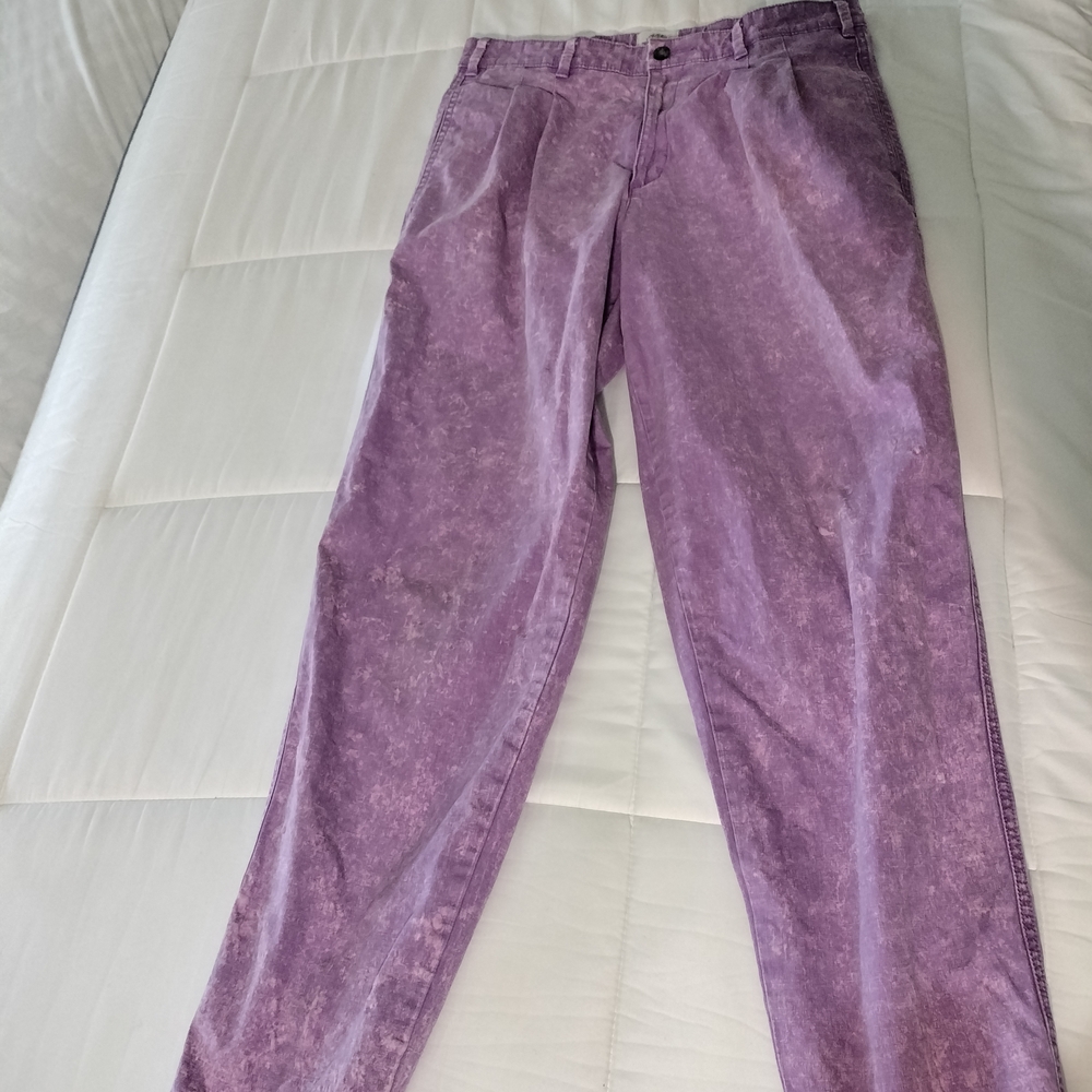 Purple Mens Dockers